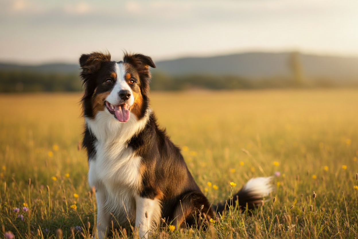 Rescued Border Collie